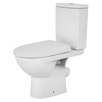 Унитаз-компакт напольный Kolo STATUS, косой выпуск, нижний подвод, сиденье Duroplast Soft close (2395050UA)
