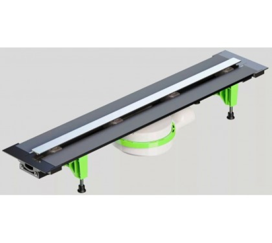 Линейный трап отрезной Prevex EasyLine Classic 350-770 мм решетка хром (EL-CLPL07A-003)