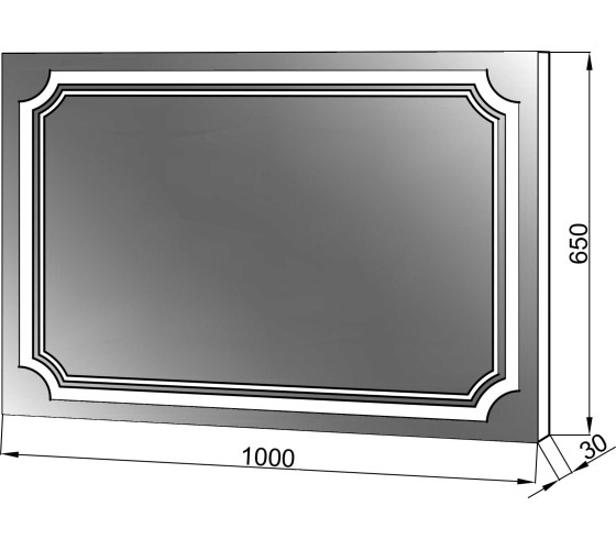 Зеркало Юввис Этна Z-100 LED