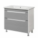 Тумба Юввис Valencia NEW grey ТНБ-2 Д 85 с умывальником Trio