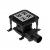 Трап для душа Waterway Spot X серый корпус 100х100 (WSX100001G2)
