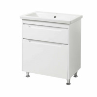 Тумба Юввис Valencia white ТНБ-2 Д 60 с умывальником КОМО