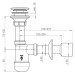 Сифон для умывальника Prevex Basic PR3-C4N35-002/003