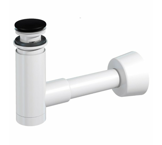 Сифон для умывальника Prevex EasyClean чёрный 1512419