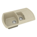 Кухонна мийка Vankor Norton NMP 04.86 Beige з сифоном
