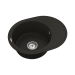 Кухонна мийка Vankor Lira LMO 02.57 Black з сифоном