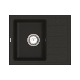 Кухонна мийка Vankor Lira LMP 02.55 Black з сифоном