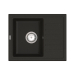 Кухонна мийка Vankor Lira LMP 02.55 Black з сифоном