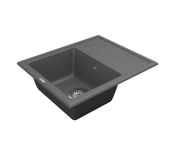 Кухонна мийка Vankor Lira LMP 02.55 Gray з сифоном