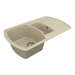 Кухонна мийка Vankor Norton NMP 04.86 Beige з сифоном