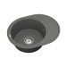 Кухонна мийка Vankor Lira LMO 02.57 Black з сифоном