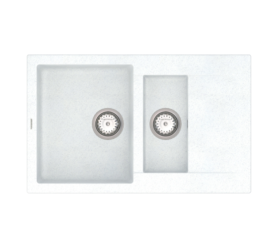 Кухонна мийка Vankor    Orman OMP 04.80 White stone з сифоном
