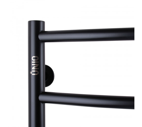 Полотенцесушитель UNIO LD W 700-500-7 BLK Лесенка Дуга  черный
