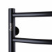 Полотенцесушитель UNIO LD W 700-500-7 BLK Лесенка Дуга  черный