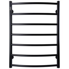 Полотенцесушитель UNIO LD W 700-500-7 BLK Лесенка Дуга  черный (21614)