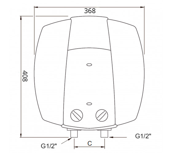 Бойлер Bosch Tronic 2000 TR 2000 15 B 1500W 15л ( над мойкой)