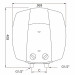 Бойлер Bosch Tronic 2000 TR 2000 15 B 1500W 15л ( над мойкой)
