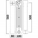 Радиатор биметаллический секционный QUEEN THERM 500/100 (кратно 10 секций)