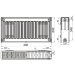 Радиатор стальной панельный QUEEN THERM 22 бок 600x400
