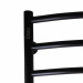 Полотенцесушитель UNIO LDE W 1200-500-12 BLK Лесенка Дуга Элит  черный