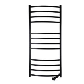 Рушникосушарка UNIO LDE ER 1200-500-12 BLK Драбинка Дуга Еліт електро чорна (21555)