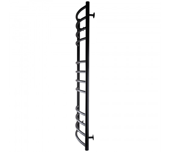 Полотенцесушитель UNIO LDE W 1200-500-12 BLK Лесенка Дуга Элит  черный