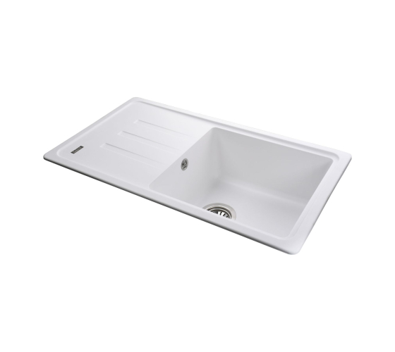 Кухонна мийка Globus Lux LUGANO білий 780х435мм-А0007
