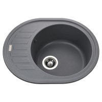 Кухонная мойка Globus Lux ARNO серый металлик 620х500мм-А0003