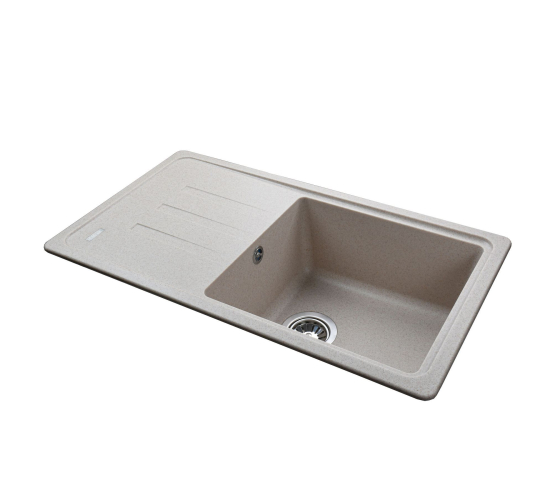 Кухонна мийка Globus Lux LUGANO піщаний 780х435-А0004