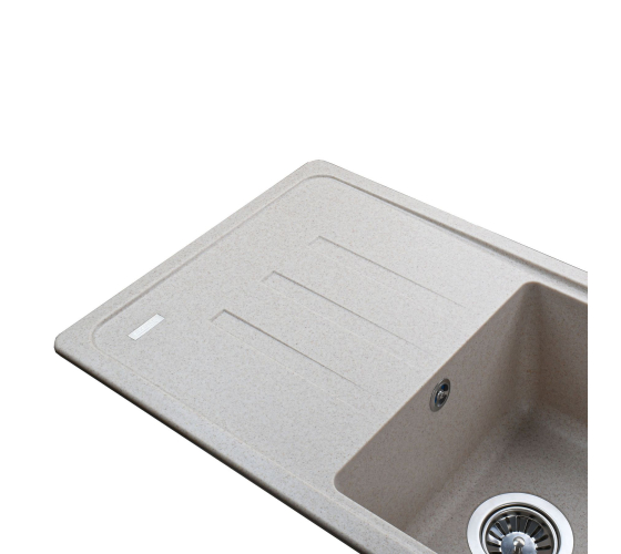 Кухонна мийка Globus Lux LUGANO піщаний 780х435-А0004