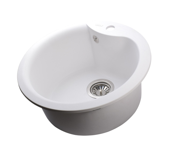 Кухонная мойка Globus Lux ORTA белый 485мм-А0007