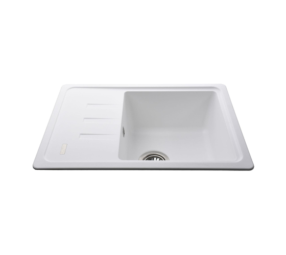 Кухонная мойка Globus Lux MONO белый 620х435мм-А0007