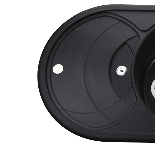 Кухонна мийка Globus Lux LUISE чорний 780х500мм-А0002