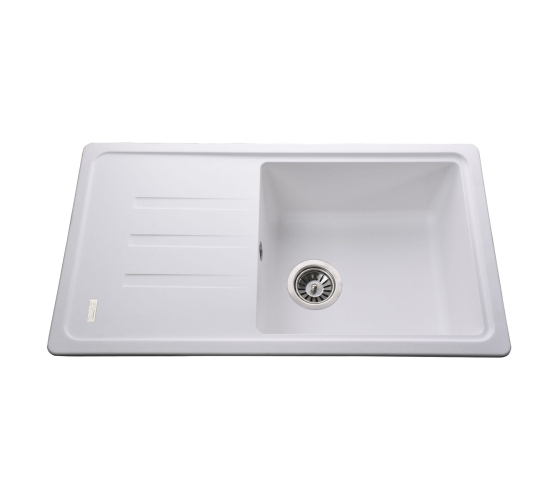 Кухонна мийка Globus Lux LUGANO білий 780х435мм-А0007