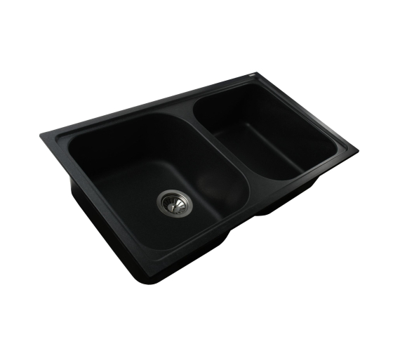 Кухонная мойка Globus Lux MALAREN графит 860х500мм-А0001