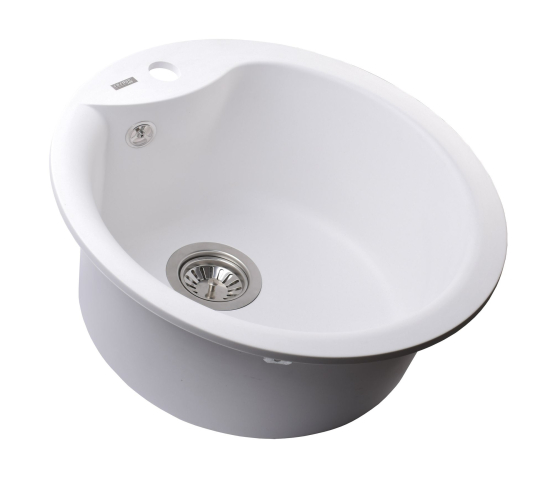 Кухонная мойка Globus Lux ORTA белый 485мм-А0007