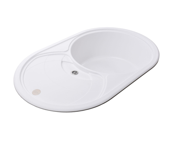 Кухонна мийка Globus Lux LUISE білий 780х500мм-А0007
