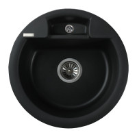 Кухонная мойка Globus Lux  GURON черный 480мм-А0002