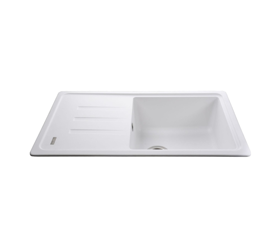 Кухонна мийка Globus Lux LUGANO білий 780х435мм-А0007