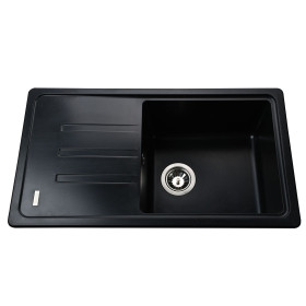 Кухонная мойка Globus Lux LUGANO черный 780х435мм-А0002