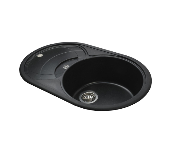 Кухонная мойка Globus Lux LUISE черный металлик 780х500мм-А0001