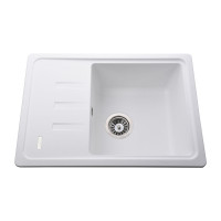 Кухонная мойка Globus Lux MONO белый 620х435мм-А0007