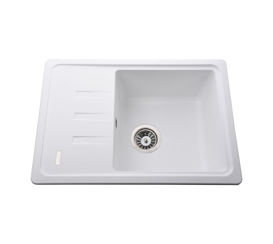 Кухонная мойка Globus Lux MONO белый 620х435мм-А0007