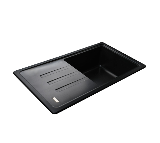 Кухонная мойка Globus Lux LUGANO черный 780х435мм-А0002