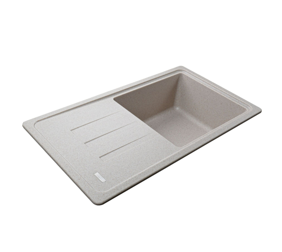 Кухонна мийка Globus Lux LUGANO піщаний 780х435-А0004