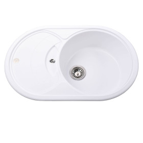 Кухонная мойка Globus Lux LUISE белый 780х500мм-А0007