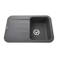 Кухонная мойка Globus Lux OBER серый металлик 780х500мм-А0003