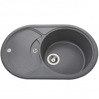 Кухонная мойка Globus Lux LUISE серый металлик 780х500мм-А0003