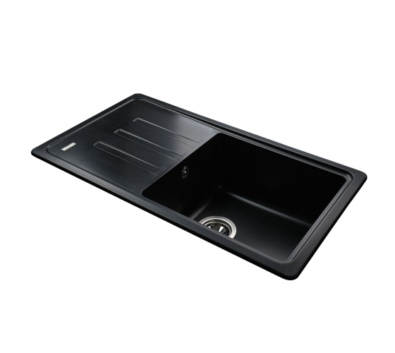 Кухонная мойка Globus Lux LUGANO черный 780х435мм-А0002