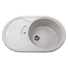 Кухонная мойка Globus Lux LUISE песчаный 780х500мм-А0004